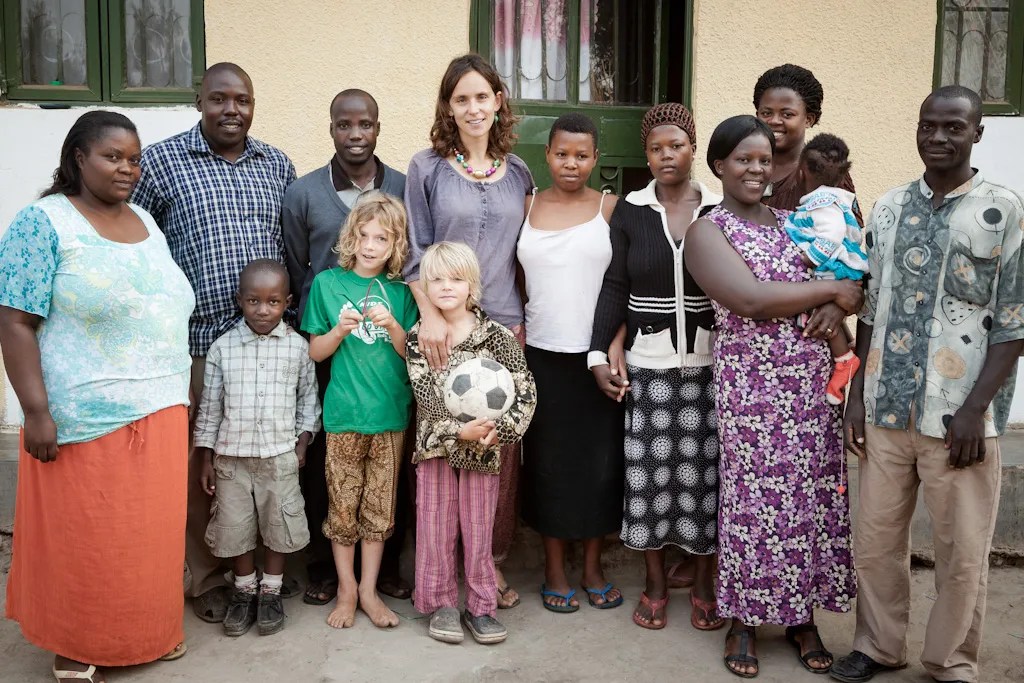 Our Host family in Kamwenge Uganda